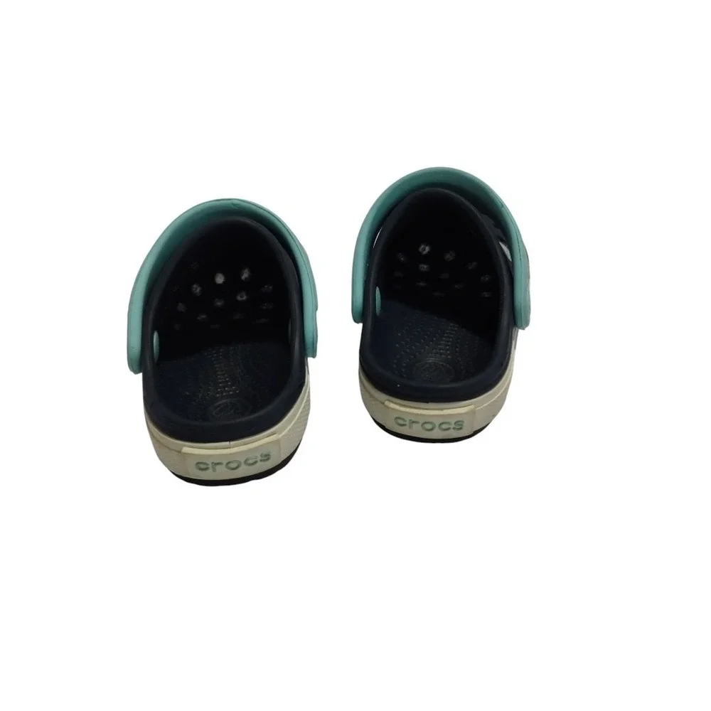 Crocs Crocband II Water Clogs Kids Children Infant Size 4-5‎ C Navy Blue